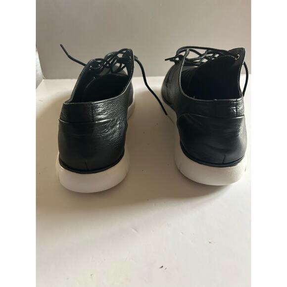 Calvin Klein TEODOR Soft Leather Shoes Dress Sneakers Black Size 13 Rtail $180 - Picture 6 of 8